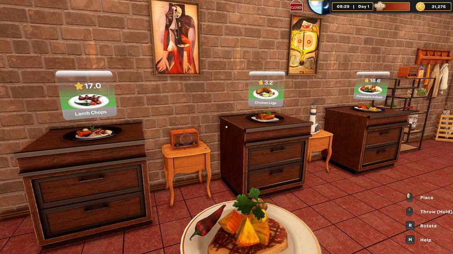 《Kebab Simulator VR》：低内存需求，沉浸式美食经营体验